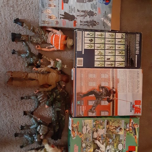 Lot of 8x GI joe 12' action figures and 4x 5' action figures - Picture 8 of 11